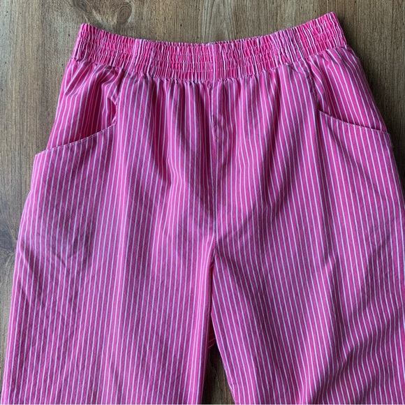 Cotton Co Pants - Vintage Cotton Co Pink Striped Pants